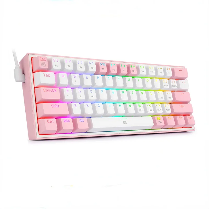 Miniteclado De Teclado Mecánico Para Jugar Fizz RGB Interruptor Rojo Con Cable Desmontable De 61 Teclas Portátil Para Viajes
Miniteclado De Teclado Mecánico Para Jugar Fizz RGB Interruptor Rojo Con Cable Desmontable De 61 Teclas Portátil Para Viajes