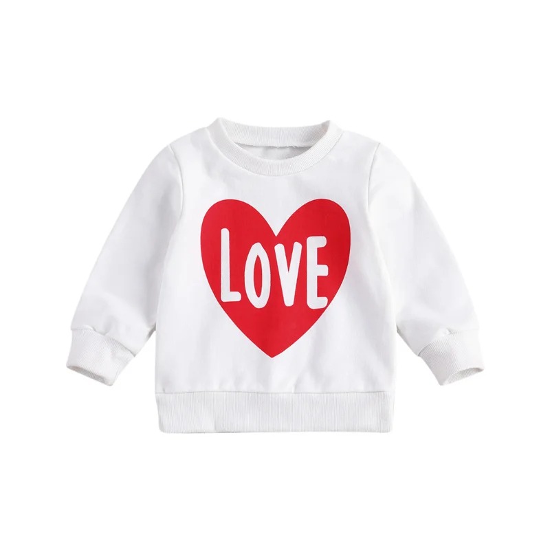 2021 Spring Fall Toddler Kids Girls Long Sleeve Sweatshirts Love Heart Pattern Printed Round Neck Color Block Pullover Outfits
2021 Spring Fall Toddler Kids Girls Long Sleeve Sweatshirts Love Heart Pattern Printed Round Neck Color Block Pullover Outfits