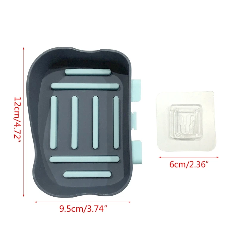 Double Layer Soap Rack No Drilling Wall Mounted Soap Sponge Drain Holder Soap Dish Soap Self Adhesive Box Bathroom Acces 
Double Layer Soap Rack No Drilling Wall Mounted Soap Sponge Drain Holder Soap Dish Soap Self Adhesive Box Bathroom Acces