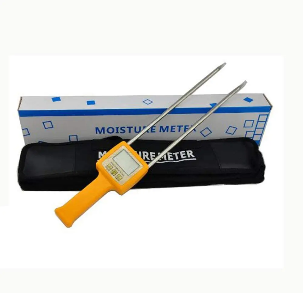 Digital Grain Moisture Meter Moisture Content Tester Grain Moisture Analyzer With Range 5-30% For Soybean Corn Wheat Rice Bean 
Digital Grain Moisture Meter Moisture Content Tester Grain Moisture Analyzer With Range 5-30% For Soybean Corn Wheat Rice Bean