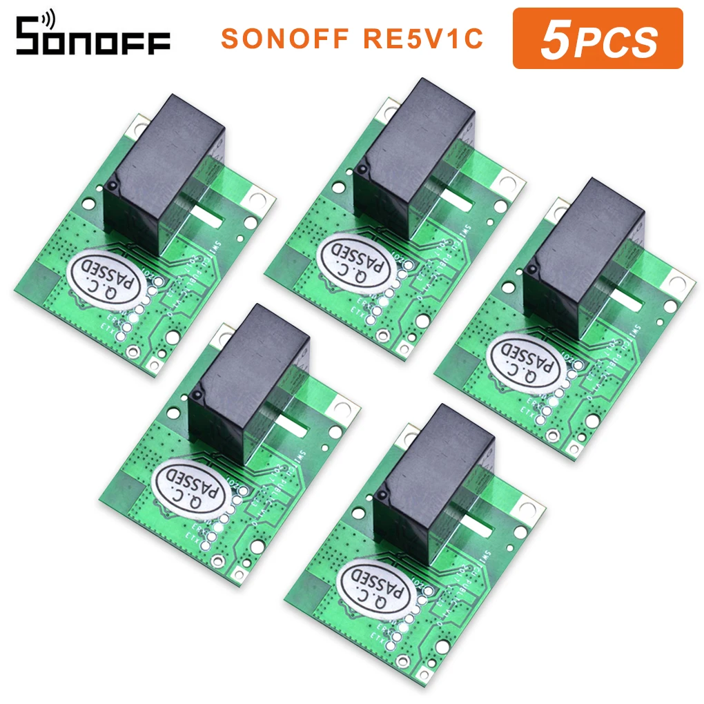 SONOFF Smart Wifi Switch 5V DC DIY Wireless Remote Switch Relay Module Smart Home Work With Alexa/Google Home/eWelink
SONOFF Smart Wifi Switch 5V DC DIY Wireless Remote Switch Relay Module Smart Home Work With Alexa/Google Home/eWelink