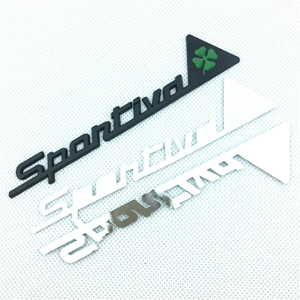 1PC SPORTIVA Clover Lucky Metal Car Sticker For Fender Side Tailgate Decal 3D Badge Exterior Emblem Auto Accessories
1PC SPORTIVA Clover Lucky Metal Car Sticker For Fender Side Tailgate Decal 3D Badge Exterior Emblem Auto Accessories