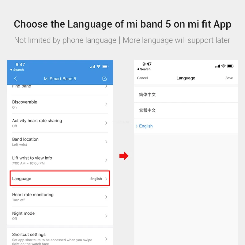 99% New Xiaomi Mi Band 5 Smart Bracelet AMOLED Screen 24h Heart Rate Sleep Monitor MiBand 5 Basic & NFC 2 Version
99% New Xiaomi Mi Band 5 Smart Bracelet AMOLED Screen 24h Heart Rate Sleep Monitor MiBand 5 Basic & NFC 2 Version