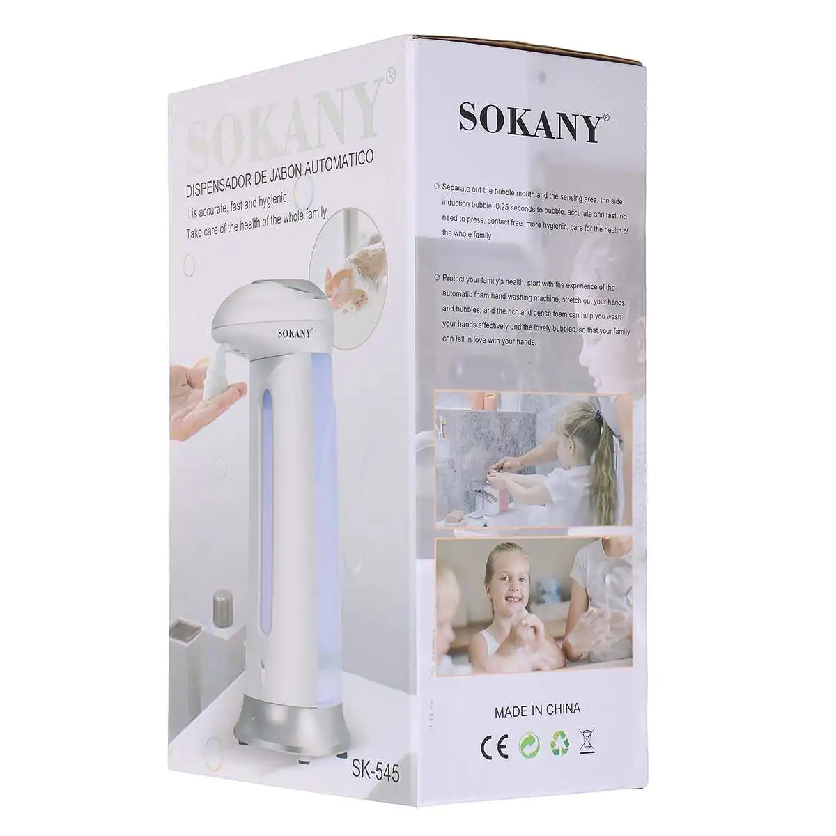 Liquid Soap Dispenser 500ML Automatic Touchless Intelligent Sensor Induction ABS For Kitchen Bathroom Hand Washing Dispensers
Liquid Soap Dispenser 500ML Automatic Touchless Intelligent Sensor Induction ABS For Kitchen Bathroom Hand Washing Dispensers