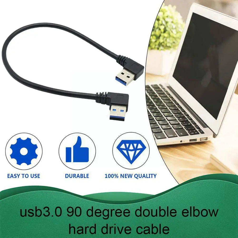 30cm 60cm Usb 3.0 A Male To Male 90 Angled Extension Right/left Usb3.0 Male Adaptor Cable Cord Black To Male Cable L2o0
30cm 60cm Usb 3.0 A Male To Male 90 Angled Extension Right/left Usb3.0 Male Adaptor Cable Cord Black To Male Cable L2o0