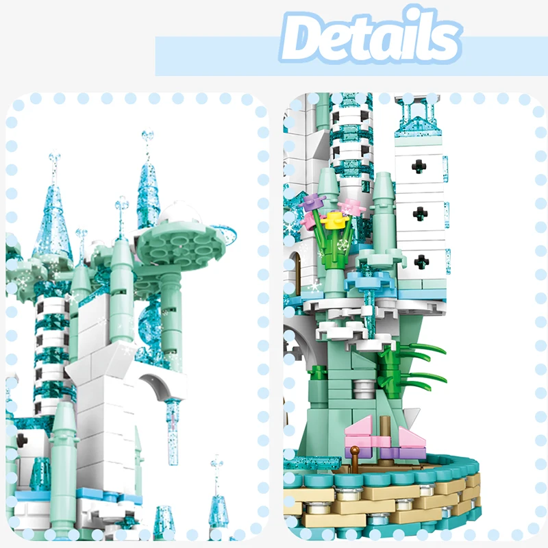 784PCS City Winter Ice Snow Castle House Building Blocks Friends Christmas Princess Figures Bricks DIY Toys for Children Girls
784PCS City Winter Ice Snow Castle House Building Blocks Friends Christmas Princess Figures Bricks DIY Toys for Children Girls