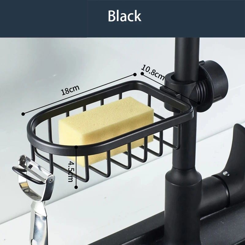 Kitchen Aluminum Alloy Material Faucet Rack Rag Drain Rack Household Non-perforated Storage Artifact Sink Storage Rack
Kitchen Aluminum Alloy Material Faucet Rack Rag Drain Rack Household Non-perforated Storage Artifact Sink Storage Rack