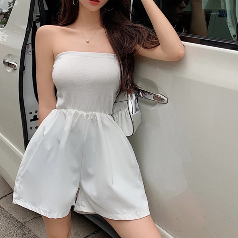 2021 Summer New Design Sense Simple Tube Top Tube Top Anti-Slip Puffy Wide-Leg Skort Jumpsuit Women's Jumpsuit
2021 Summer New Design Sense Simple Tube Top Tube Top Anti-Slip Puffy Wide-Leg Skort Jumpsuit Women's Jumpsuit