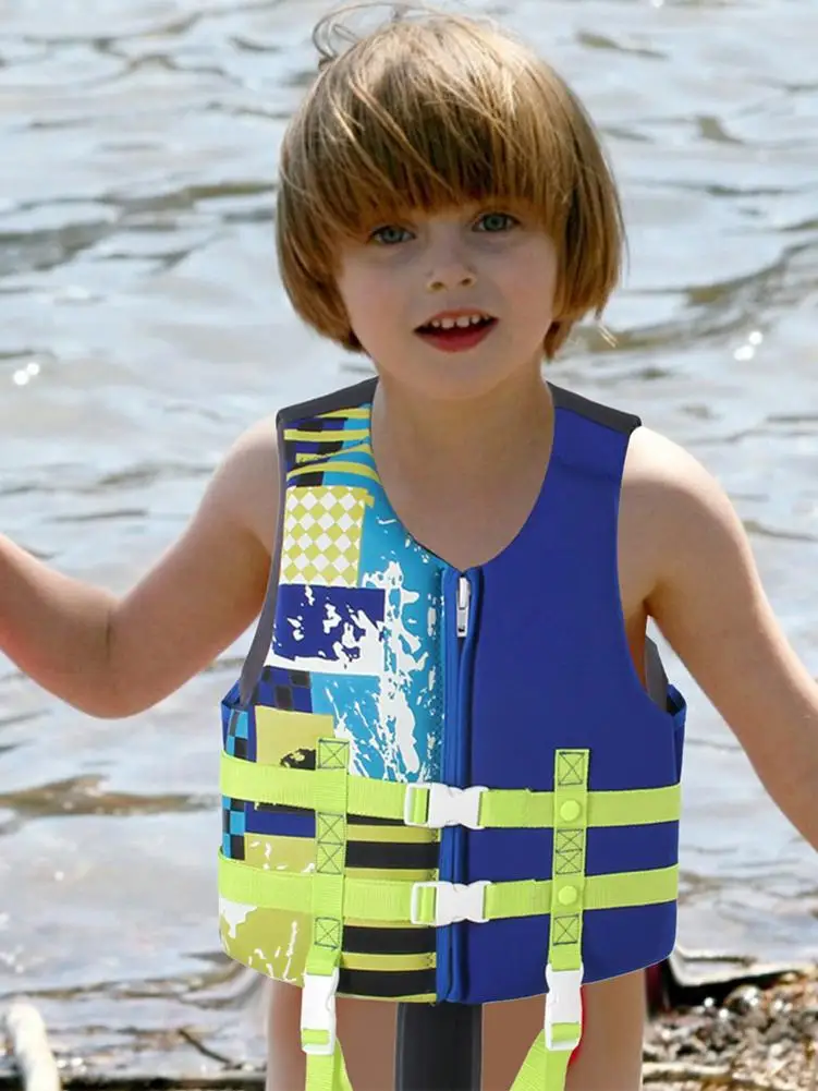 Детский плавательный жилет с ремешком безопасности, плавающий жилет для бассейна, универсальный костюм для катания на лодке, катания на лыж...
Детский плавательный жилет с ремешком безопасности, плавающий жилет для бассейна, универсальный костюм для катания на лодке, катания на лыж...