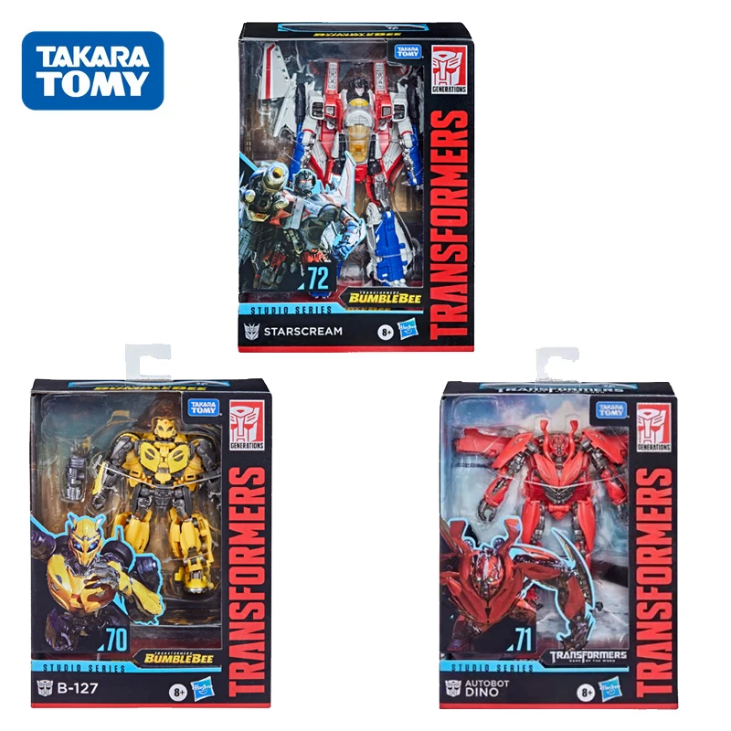 TAKARA TOMY Transformers Toy Studio Series SS70 SS71 SS72 Bumblebee Dino Starscream Transformer Masterpiece Robot Birthday 18CM
TAKARA TOMY Transformers Toy Studio Series SS70 SS71 SS72 Bumblebee Dino Starscream Transformer Masterpiece Robot Birthday 18CM