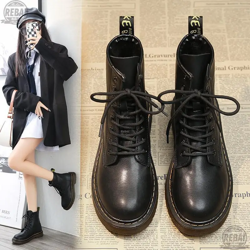 2021 Motorcycle Women's Boots Winter Moccasins Black Botas Wedge Women's Lace-up Platform Women's Black Botas Mujer Women Shoes
2021 Motorcycle Women's Boots Winter Moccasins Black Botas Wedge Women's Lace-up Platform Women's Black Botas Mujer Women Shoes