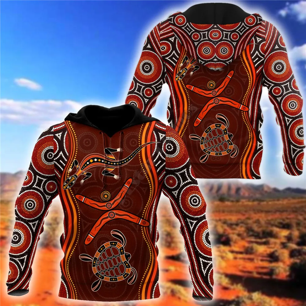 

Aboriginal Naidoc Week heal the Lizard Turtle 3D Printed Hoodies zipper hoodie women men Pullover streetwear Cosplay Costumes