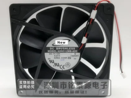 For ADDA ADN512MB-A90 S DC 12V 0.27A 135x135x25mm Server Cooling Fan 
For ADDA ADN512MB-A90 S DC 12V 0.27A 135x135x25mm Server Cooling Fan