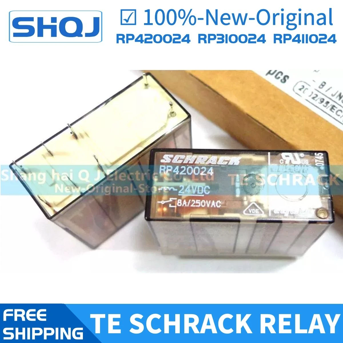 5PCS TE SCHRACK RP420024 RP310024 RP411024 24VDC relay 100%-new-original 
5PCS TE SCHRACK RP420024 RP310024 RP411024 24VDC relay 100%-new-original
