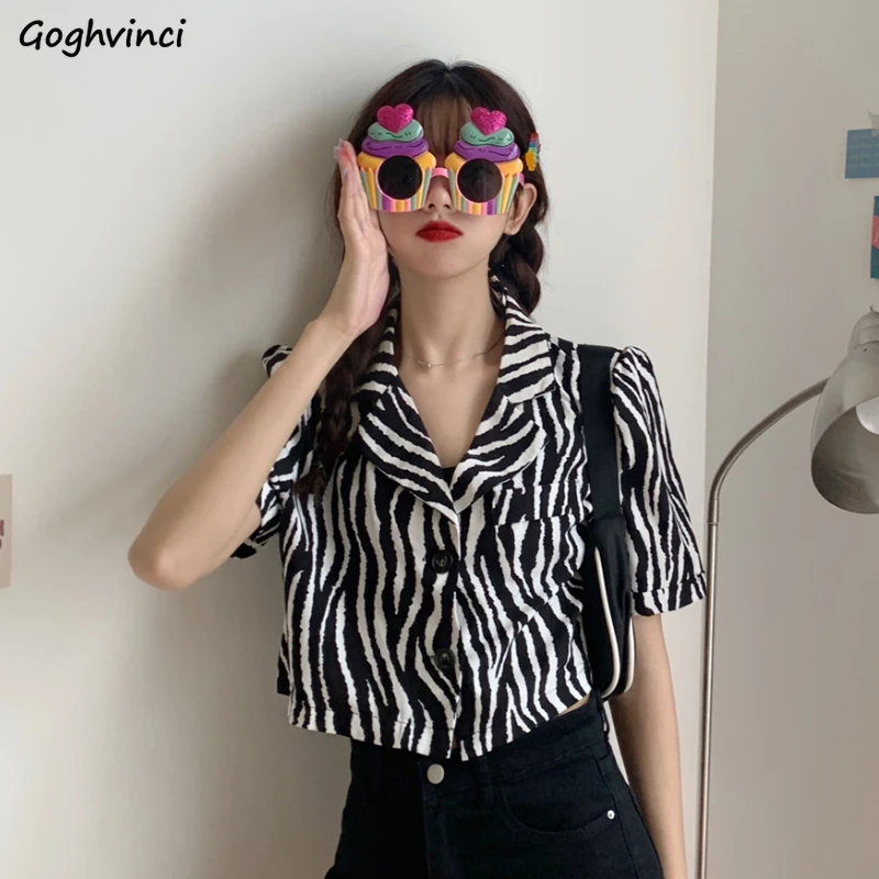 Blouses Shirts Women Summer Crop Top Notched Puff Sleeve Printed Chic New Harajuku Womens Tops Leisure Sexy Korean Style Stylish
Blouses Shirts Women Summer Crop Top Notched Puff Sleeve Printed Chic New Harajuku Womens Tops Leisure Sexy Korean Style Stylish