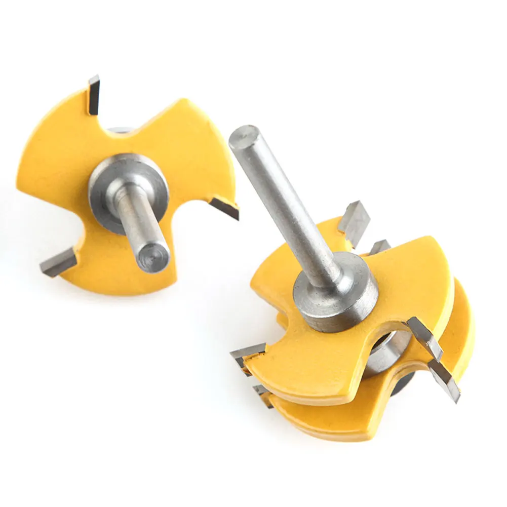 2PC/Set 45 Degree Lock Miter Router Bit 6.35mmShank Wood Tenon Milling Cutters For MDF Plywood Carpenter Woodworking Tools
2PC/Set 45 Degree Lock Miter Router Bit 6.35mmShank Wood Tenon Milling Cutters For MDF Plywood Carpenter Woodworking Tools