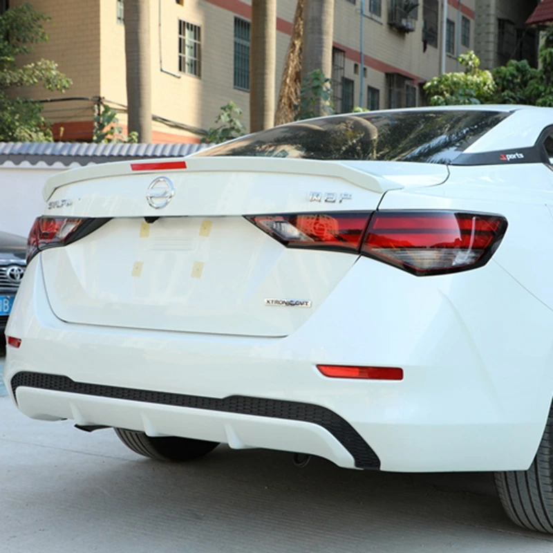 for Nissan 14th generation new Sylphy 2020+ modified abs spoiler sports free punching 3m glue car decoration accessories
for Nissan 14th generation new Sylphy 2020+ modified abs spoiler sports free punching 3m glue car decoration accessories