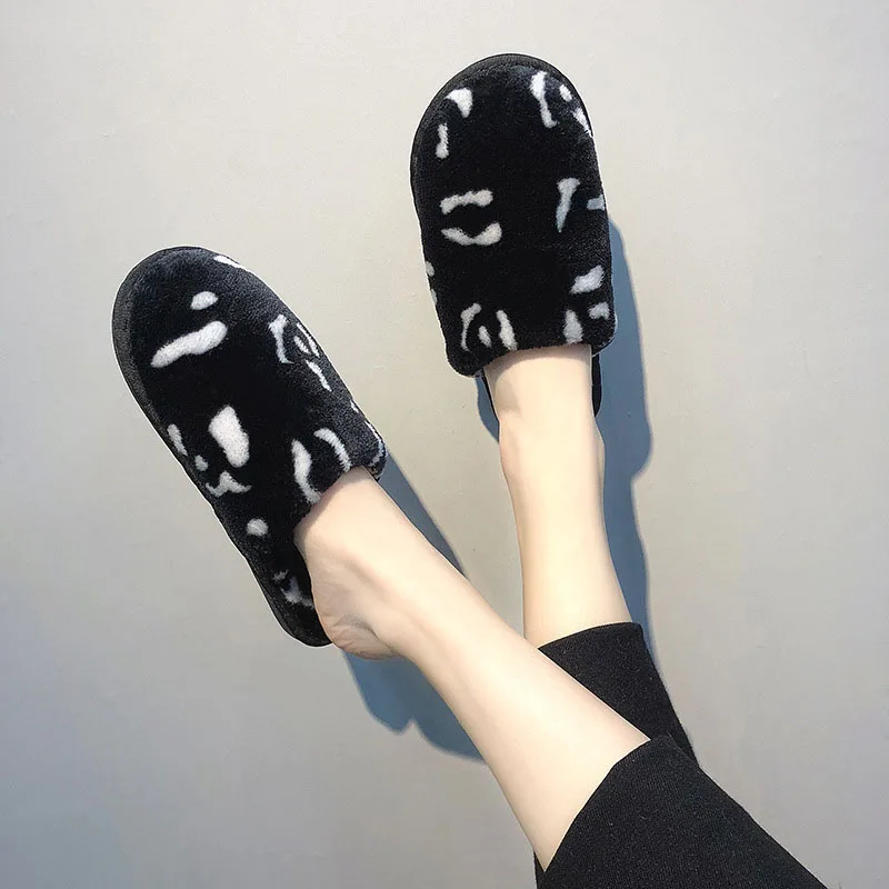 Winter Women Indoor Slippers Faux Fur Fashion Warm Shoes Woman Slip on Flats Female Slides Black Pink Cozy Home Furry Slippers
Winter Women Indoor Slippers Faux Fur Fashion Warm Shoes Woman Slip on Flats Female Slides Black Pink Cozy Home Furry Slippers