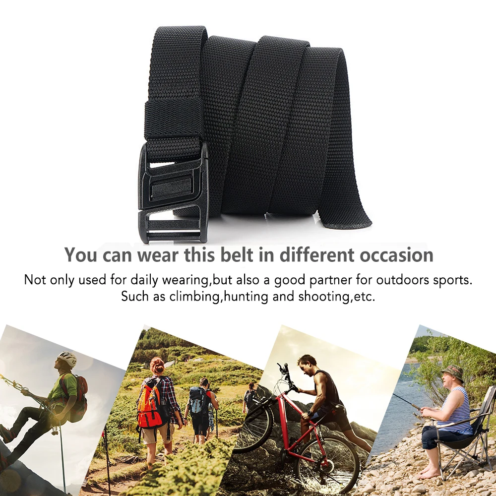 Adjustable Webbing Belts Climbing Equipment with Quick Release Magnetic Buckle Camping Equipment Hiking Accessories
Adjustable Webbing Belts Climbing Equipment with Quick Release Magnetic Buckle Camping Equipment Hiking Accessories