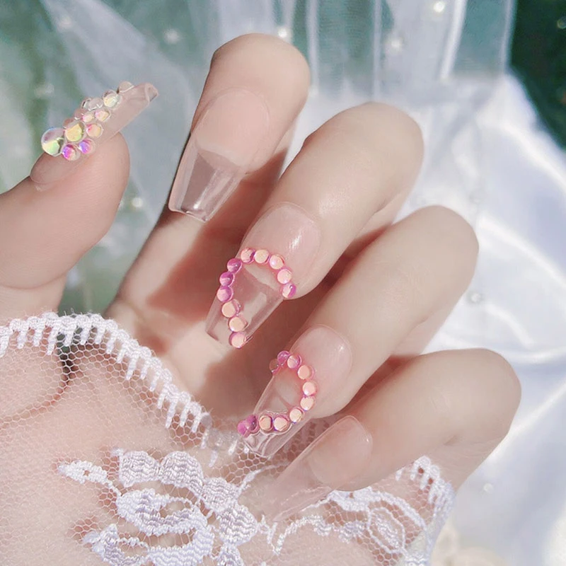 3D Nail Rhinestones Flat Back Semicircle New Nail Crystal Jewelry Mix Size SS6-SS20 DIY Decoration Beauty Manicure Nail Art
3D Nail Rhinestones Flat Back Semicircle New Nail Crystal Jewelry Mix Size SS6-SS20 DIY Decoration Beauty Manicure Nail Art