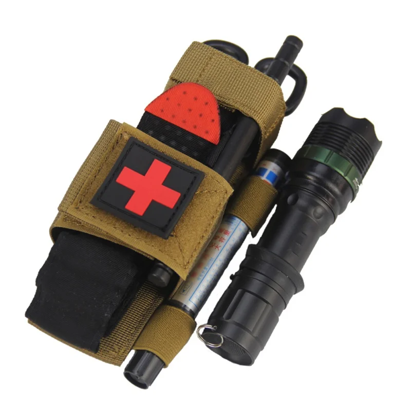 Flashlight Scissors Hanging Bag Outdoor Hiking Portable First Aid Quick Slow Release Buckle Medical Military Tactical Bag
Flashlight Scissors Hanging Bag Outdoor Hiking Portable First Aid Quick Slow Release Buckle Medical Military Tactical Bag