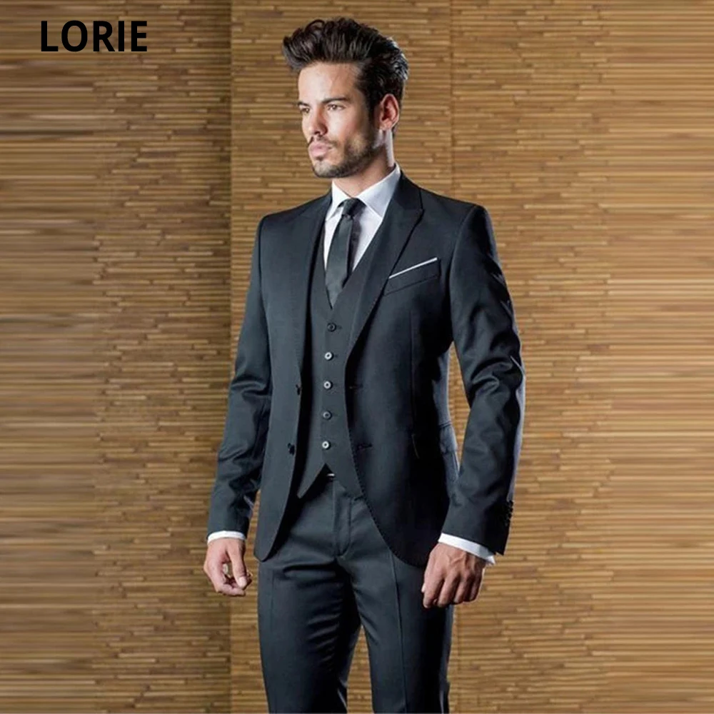 Лори 2021 джентльмен мужские Нарядные Костюмы для свадьбы и остроконечными лацканами Slim Fit смокинг для жениха комплект из 3 предметов вечерни... 
Лори 2021 джентльмен мужские Нарядные Костюмы для свадьбы и остроконечными лацканами Slim Fit смокинг для жениха комплект из 3 предметов вечерни...
