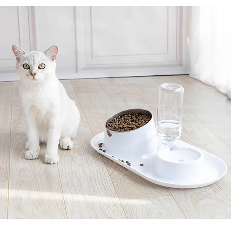 Pet Dog Cat Bowl Automatic Feeder Kitten Double Bowls Feeding Placemat Washable Water Drinking Dispenser for Dogs Cats Supplies
Pet Dog Cat Bowl Automatic Feeder Kitten Double Bowls Feeding Placemat Washable Water Drinking Dispenser for Dogs Cats Supplies
