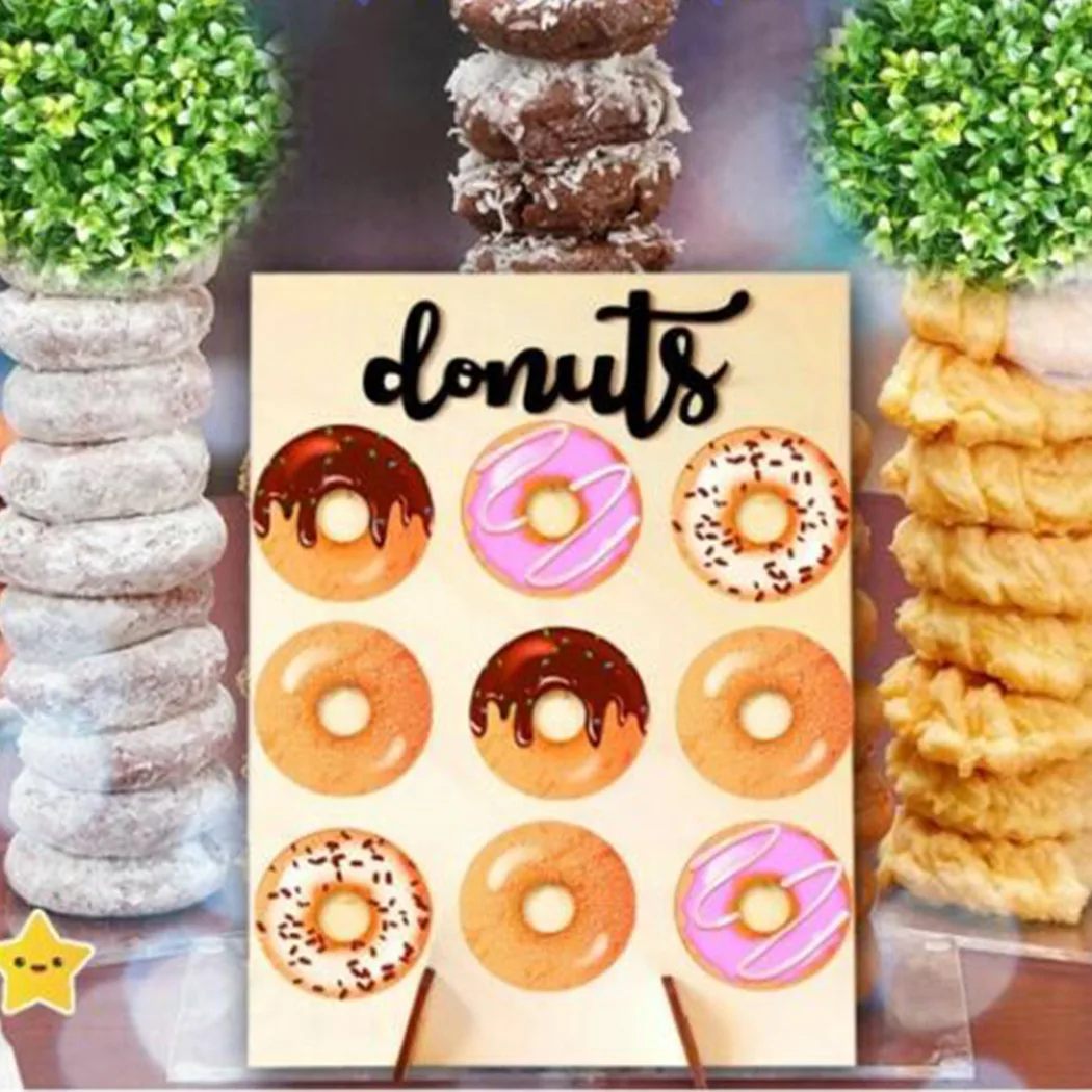 Wooden Donut Holder Wedding Supplies Decoration Birthday Party Decoration Kids Baby Shower Festival Home Crafts Desktop Decor
Wooden Donut Holder Wedding Supplies Decoration Birthday Party Decoration Kids Baby Shower Festival Home Crafts Desktop Decor