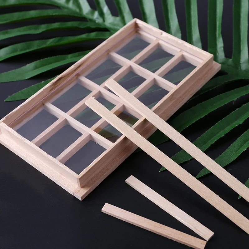 New 1:12 Dollhouse 12-pane Wooden Window Frame Miniature Doll Houses 77HD
New 1:12 Dollhouse 12-pane Wooden Window Frame Miniature Doll Houses 77HD