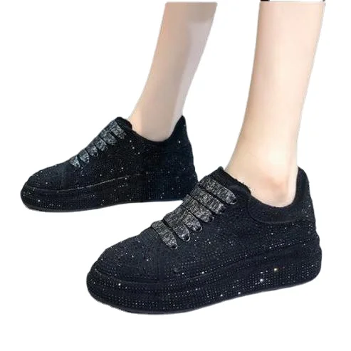 2021 Summer New Muffin Shoes Thick Bottom Full Diamond Fashion All-Match Sports Shining Rhinestone Skate Shoes Trendy Women
2021 Summer New Muffin Shoes Thick Bottom Full Diamond Fashion All-Match Sports Shining Rhinestone Skate Shoes Trendy Women