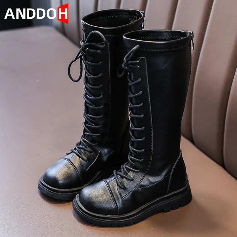Size 26-36 Korean Version Girls High Boots Children Casual Leather Wear-resistant Martin Boots Kids Non-slip Water Proof Shoes
Size 26-36 Korean Version Girls High Boots Children Casual Leather Wear-resistant Martin Boots Kids Non-slip Water Proof Shoes
