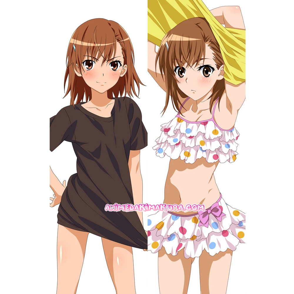 A Certain Scientific Railgun Mikoto Misaka Anime Girl Dakimakura Hugging Body Pillow Cover Case