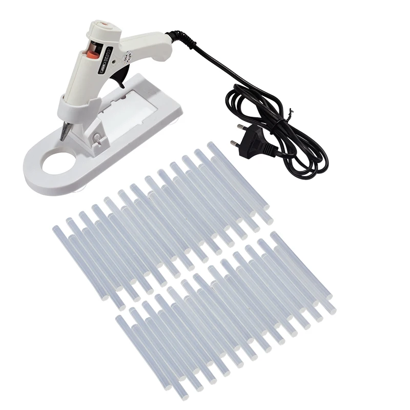20W High Temperature Heater Hot Melt Gun With 50pcs 7x100mm Glue Sticks Graft Tool Repair Handy Hot Silicone Glue Gun Buttstock
20W High Temperature Heater Hot Melt Gun With 50pcs 7x100mm Glue Sticks Graft Tool Repair Handy Hot Silicone Glue Gun Buttstock