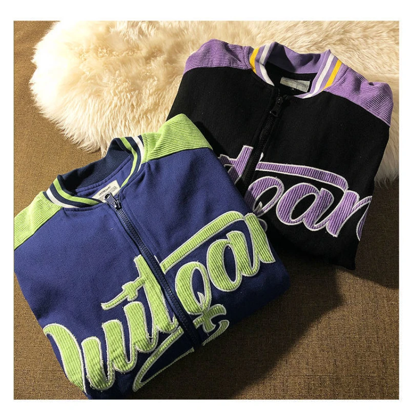 Couple Fall Winter Baseball Uniform Ladies Jacket Letter Print Top Coat Street Casual Cool Jackets Women Clothing Hip Hop Female
Couple Fall Winter Baseball Uniform Ladies Jacket Letter Print Top Coat Street Casual Cool Jackets Women Clothing Hip Hop Female