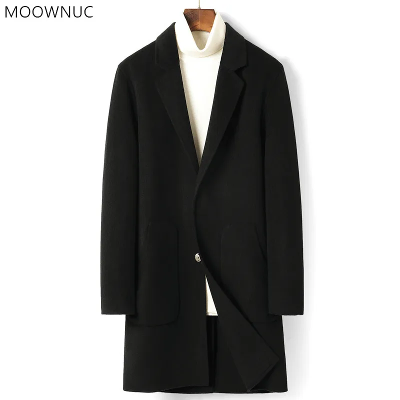 2021 Autumn/Winter New Men's Fashion Business Casual Solid Color Medium Length Woolen Coat Thickened Warm Men's Wool Coat M-3XL
2021 Autumn/Winter New Men's Fashion Business Casual Solid Color Medium Length Woolen Coat Thickened Warm Men's Wool Coat M-3XL