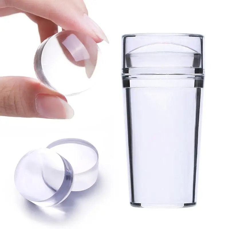 Шаблоны BORN PRETTY для дизайна ногтей прозрачные силиконовые скребок стемпинга с