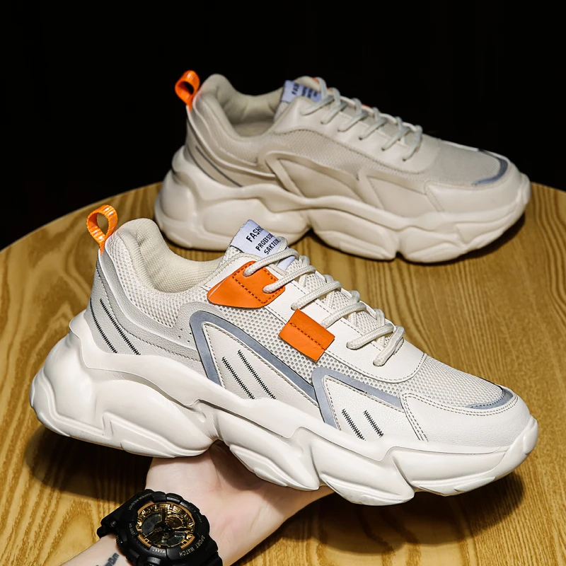 Tennis Shoes Men Sport Shoes Outdoor Lace-up Platform Sneakers Air Mesh Breathable Walking Jogging Trainers Zapatillas Hombre 
Tennis Shoes Men Sport Shoes Outdoor Lace-up Platform Sneakers Air Mesh Breathable Walking Jogging Trainers Zapatillas Hombre