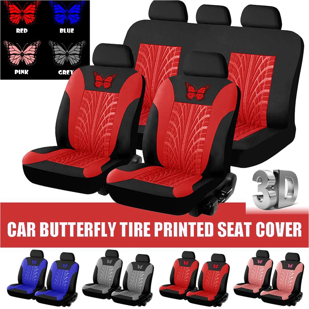 New Style Universal Styling Full Set Butterfly 3d Tire Print Interior Accessories Automobile Protector Car Seat Cover Ornaments
New Style Universal Styling Full Set Butterfly 3d Tire Print Interior Accessories Automobile Protector Car Seat Cover Ornaments