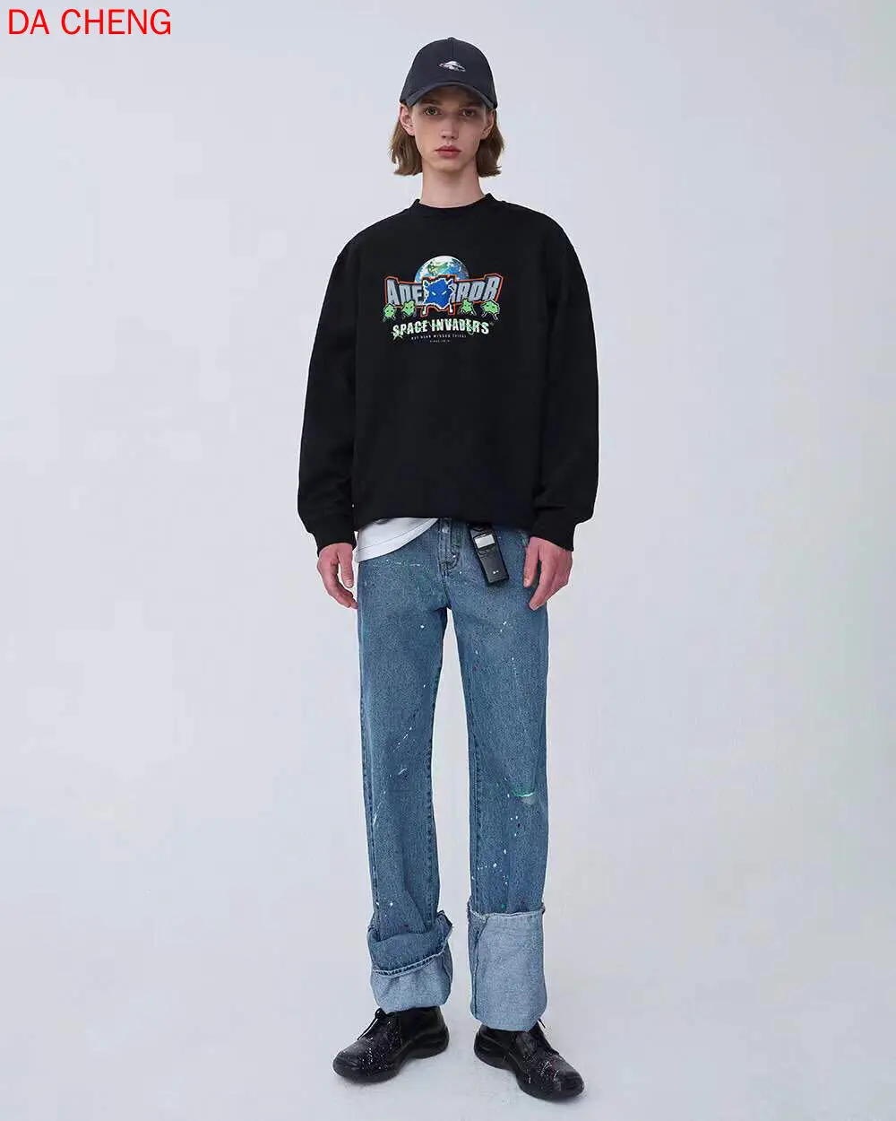 New ADER Alien Monster Printed Round Neck Cartoon Anime Cotton Korean Hooded Couple Sweatshirt
New ADER Alien Monster Printed Round Neck Cartoon Anime Cotton Korean Hooded Couple Sweatshirt