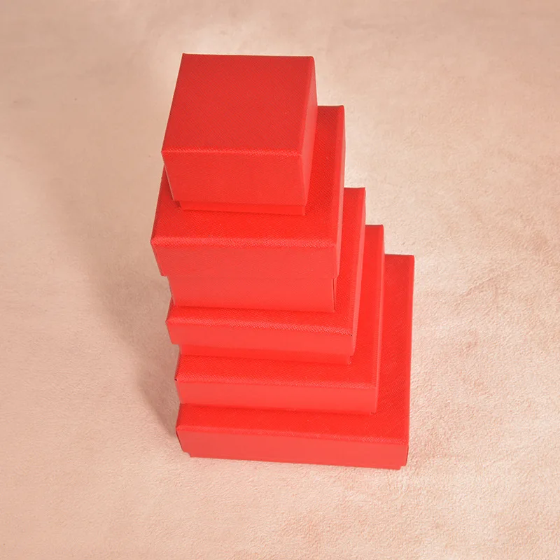 A dozen Red Paper Jewelry Packaging Box With Black Foam Insert Multi-size Carring Boxes For Necklace Earrings Pendant Watch
A dozen Red Paper Jewelry Packaging Box With Black Foam Insert Multi-size Carring Boxes For Necklace Earrings Pendant Watch