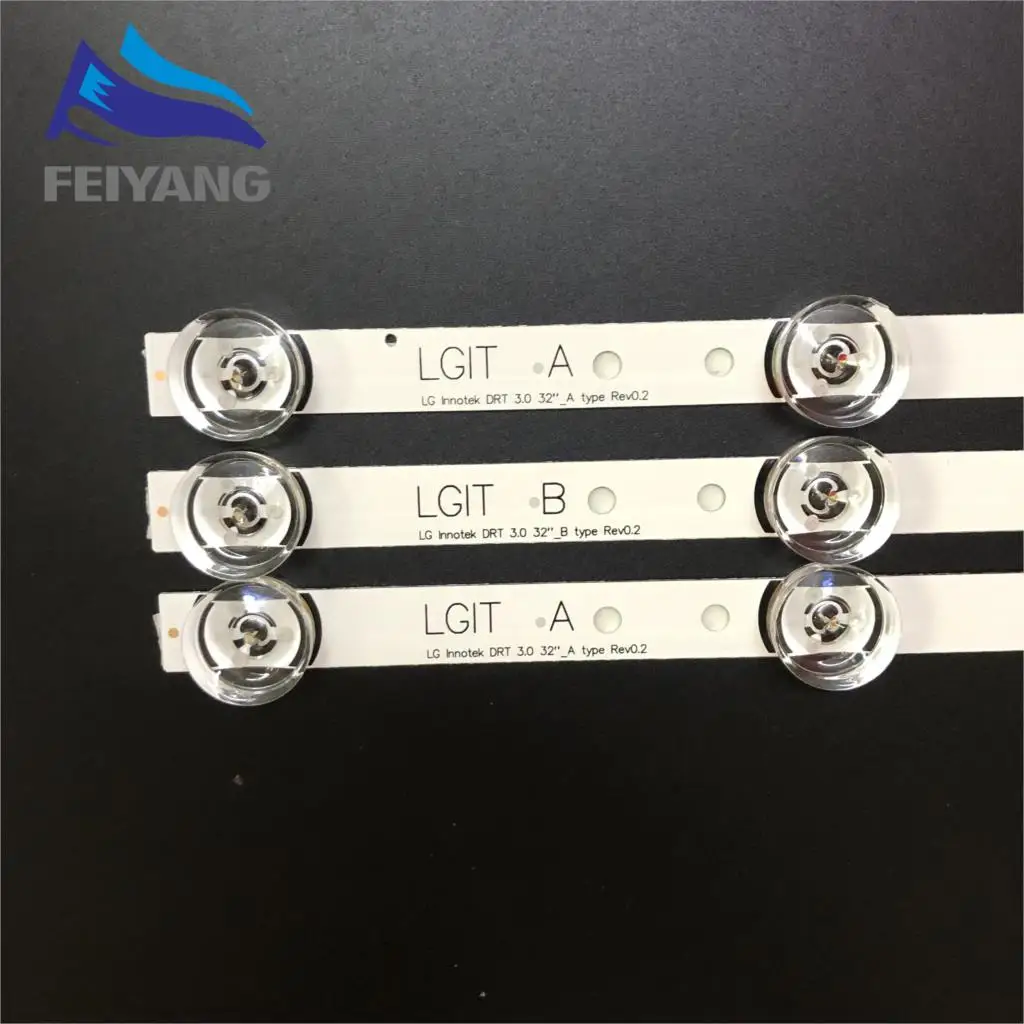 3 шт. drt 0 32 дюйма A B светодиодный фонарь для LG tv 32LB5610 6916l 1974A 1975A 2224A 0419D innotek WOREE