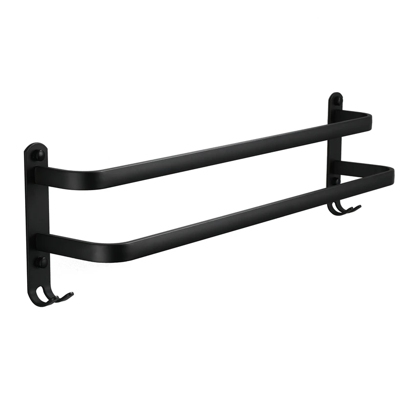 Black Space Aluminum Towel Rack Toilet Hanging Pole Hanging Towel Rack Three Layer Hanging Pole Without Punching
Black Space Aluminum Towel Rack Toilet Hanging Pole Hanging Towel Rack Three Layer Hanging Pole Without Punching