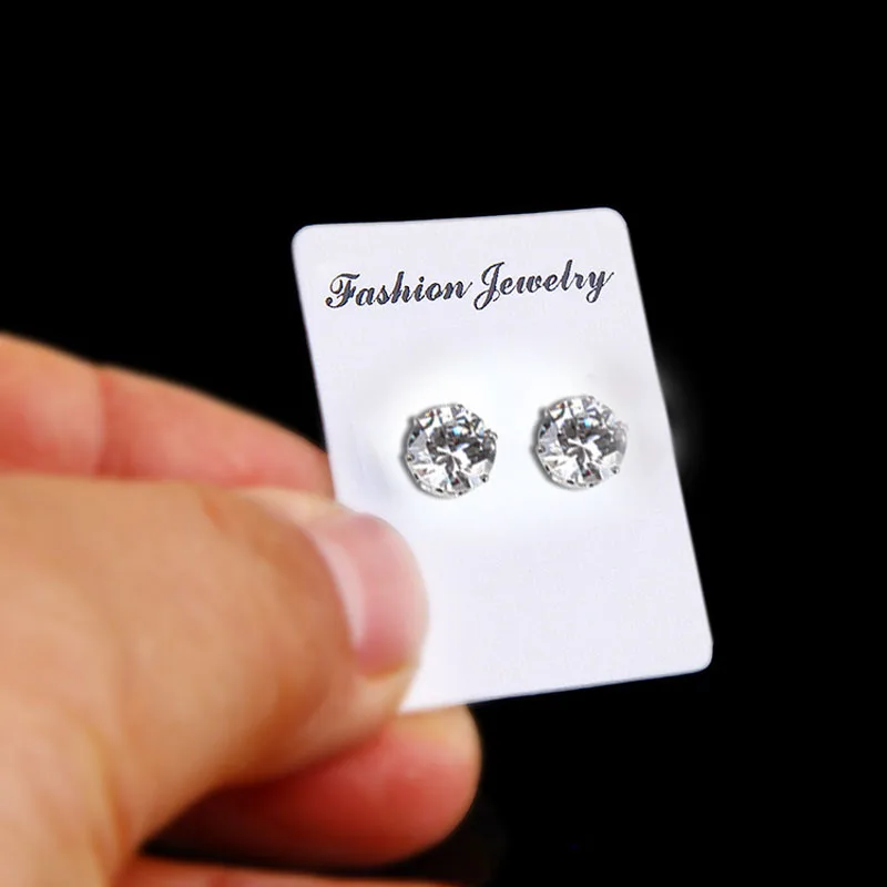 Fashion 6/8mm No Piercing black white No Hole Magnetic Stud Earrings Magnet Crystal Earrings Jewelry For Women Men Kids Earring
Fashion 6/8mm No Piercing black white No Hole Magnetic Stud Earrings Magnet Crystal Earrings Jewelry For Women Men Kids Earring