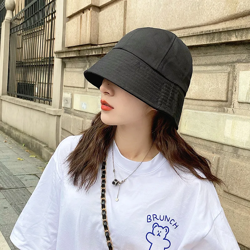 Unisex Cotton Bucket Hats Summer Sunscreen Panama Hat Solid Color Hip Hop Wide Brim Beach UV Protection Fisherman Hat D710
Unisex Cotton Bucket Hats Summer Sunscreen Panama Hat Solid Color Hip Hop Wide Brim Beach UV Protection Fisherman Hat D710