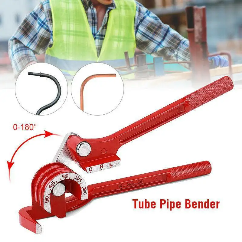 3 in 1 Tubing Pipe Bender 1/4in 5/16in 3/8in Tube Aluminum Copper Steel Fuel Brake Lines
3 in 1 Tubing Pipe Bender 1/4in 5/16in 3/8in Tube Aluminum Copper Steel Fuel Brake Lines