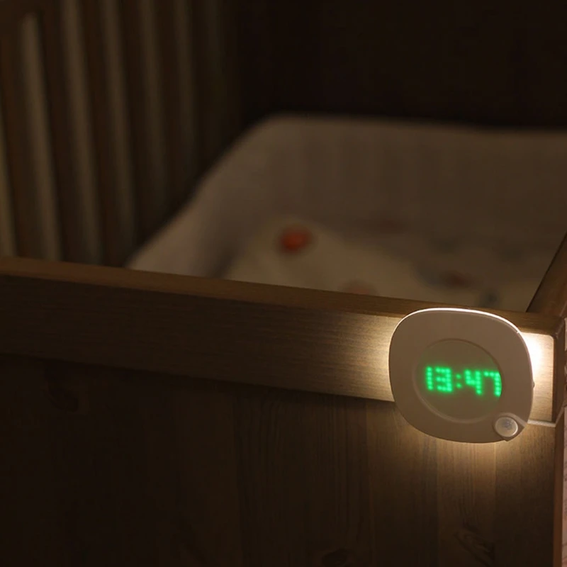 Square Human Body Induction Night Light LED Creative Time Display Lamp Home Bar 37MF
Square Human Body Induction Night Light LED Creative Time Display Lamp Home Bar 37MF