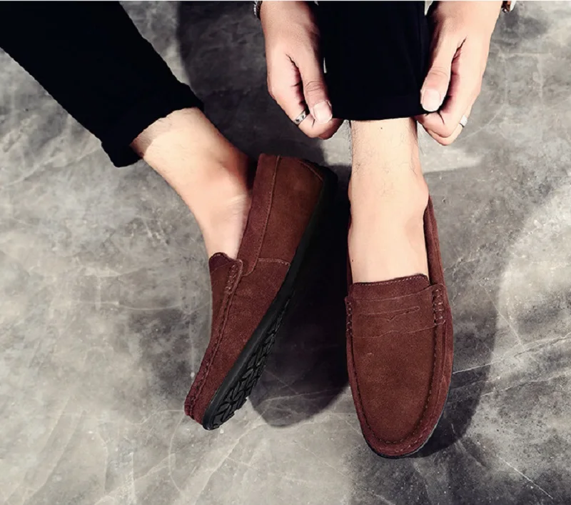 My-Love 2020 British Men Quality leather Suede loafers low-top Slip-on Casual Shoes soft drive flats comfortable Peas shoes
My-Love 2020 British Men Quality leather Suede loafers low-top Slip-on Casual Shoes soft drive flats comfortable Peas shoes