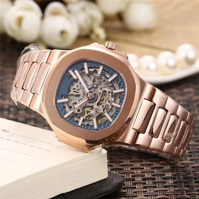 2021 Top Brand Man's Watch Mechanical Watches Replica Patek Luxury Three-needle Steel Band Watch Original Business Men
2021 Top Brand Man's Watch Mechanical Watches Replica Patek Luxury Three-needle Steel Band Watch Original Business Men