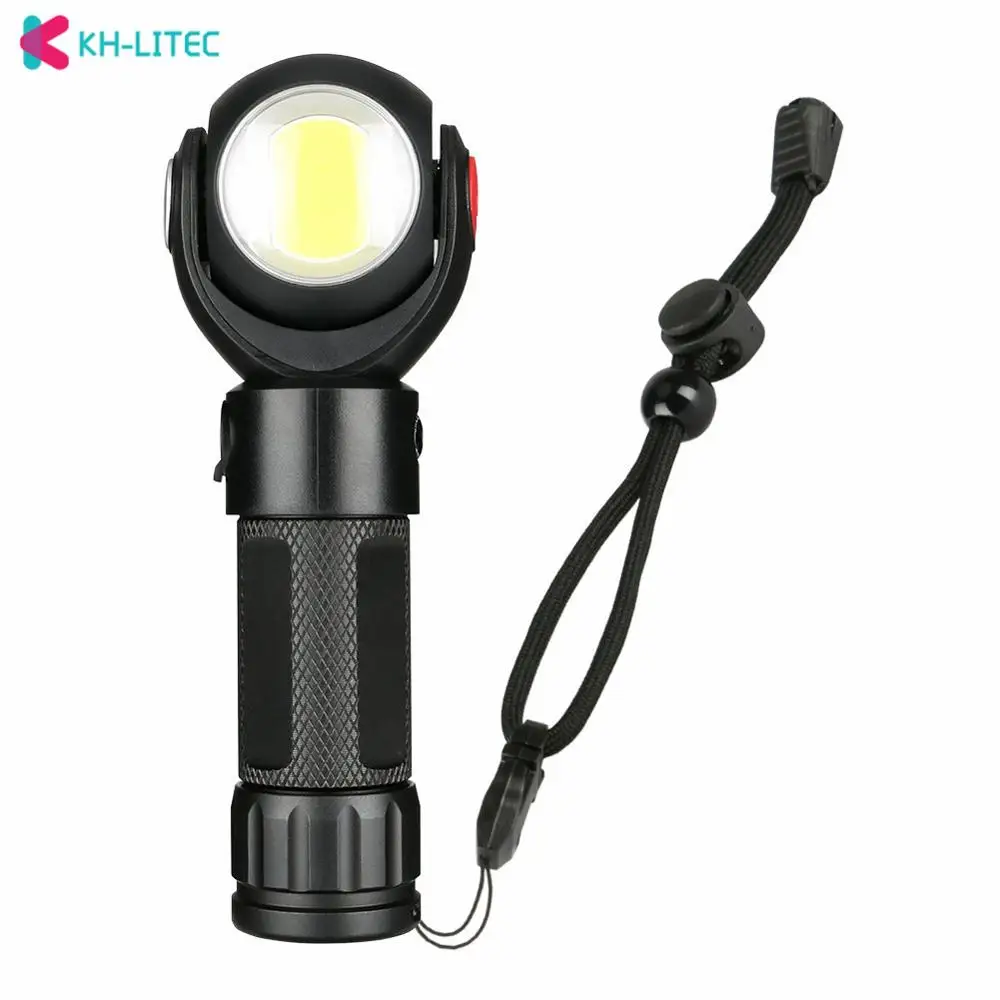 

USB LED flashlight Rechargeable 18650 Portable lantern Torch T6/COB Work Light Inspection Lamp Outdoor Lighting Flashlight