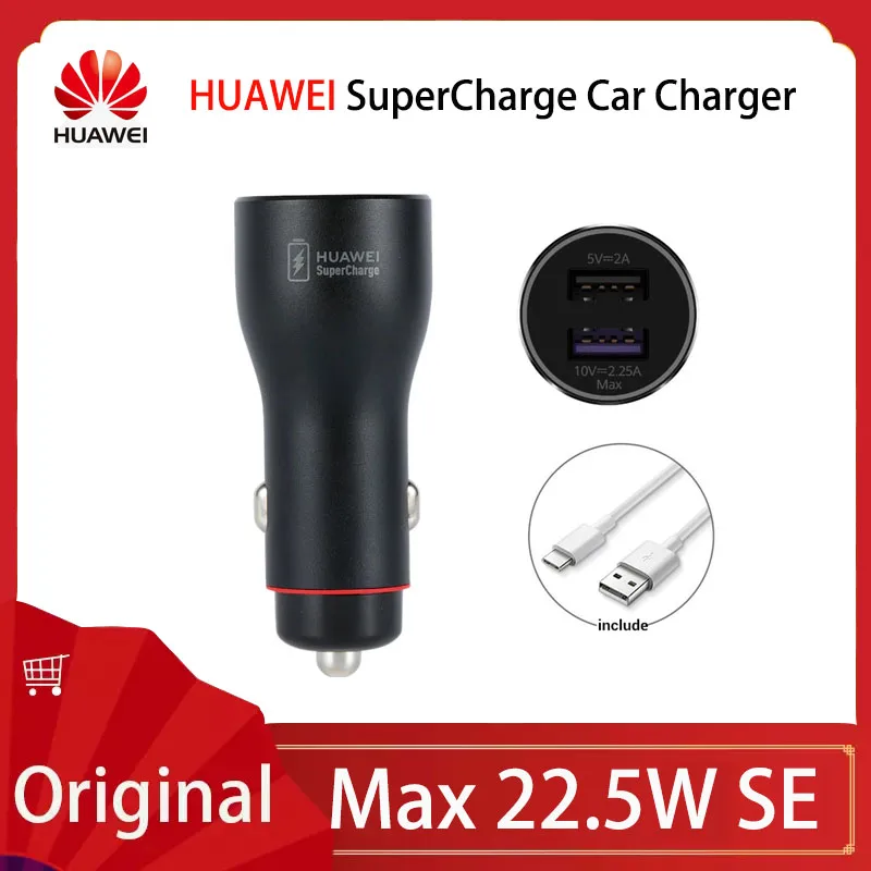 

Original HUAWEI SuperCharge Car Charger 22.5W SE For HUAWEI P40 Mate30 Mate20Pro Mate20 RS HONOR Magic2 Mate20 Mate20X P20/10